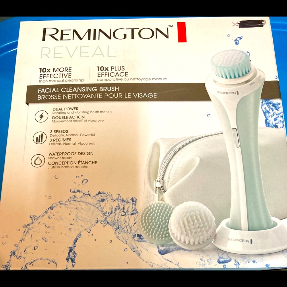 Remington Reveal facial cleansing brush